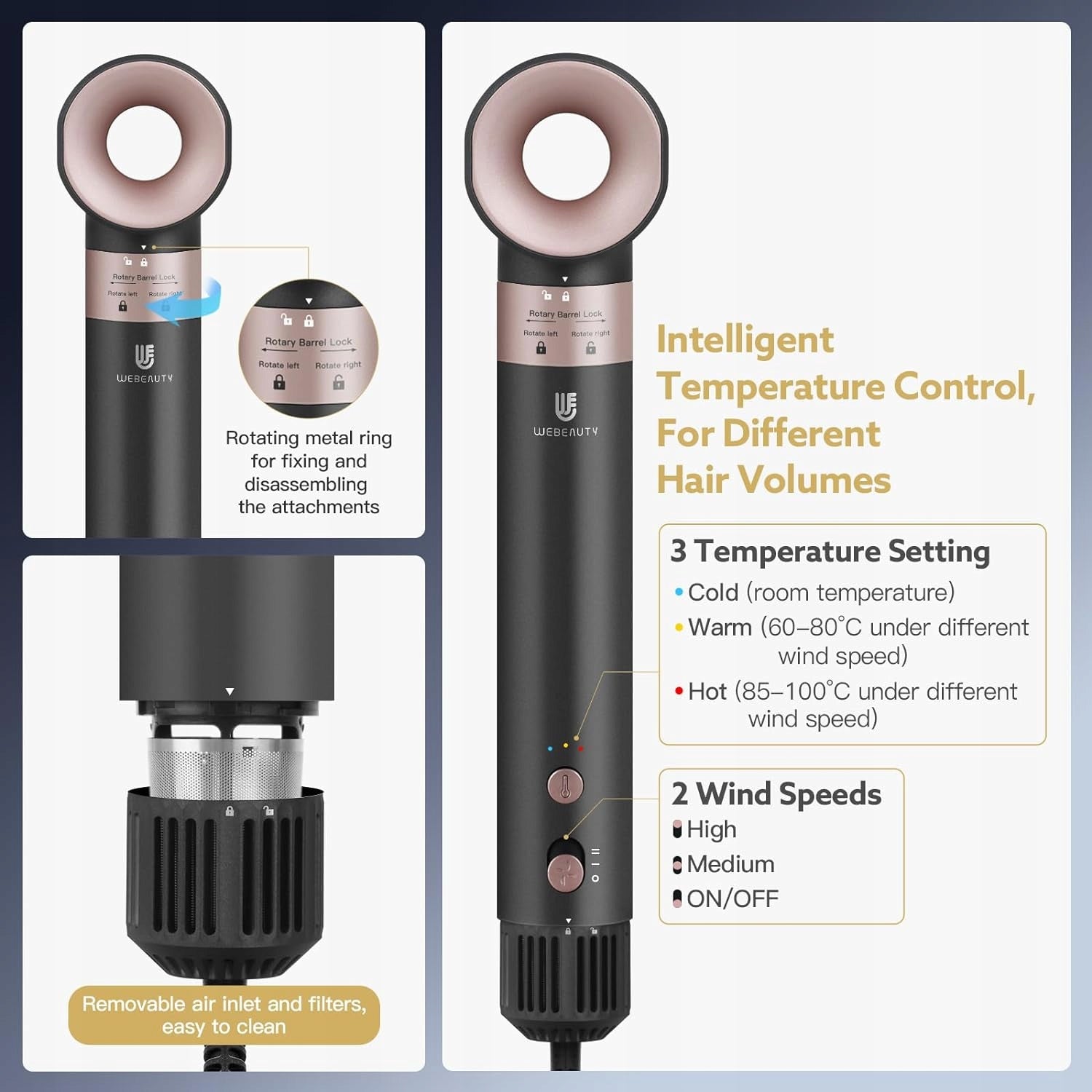 Webeauty Hair Dryer DRYER-CURLER HAIR BRUSH 3IN1 Manufacturer code B0CGDL2TRN
