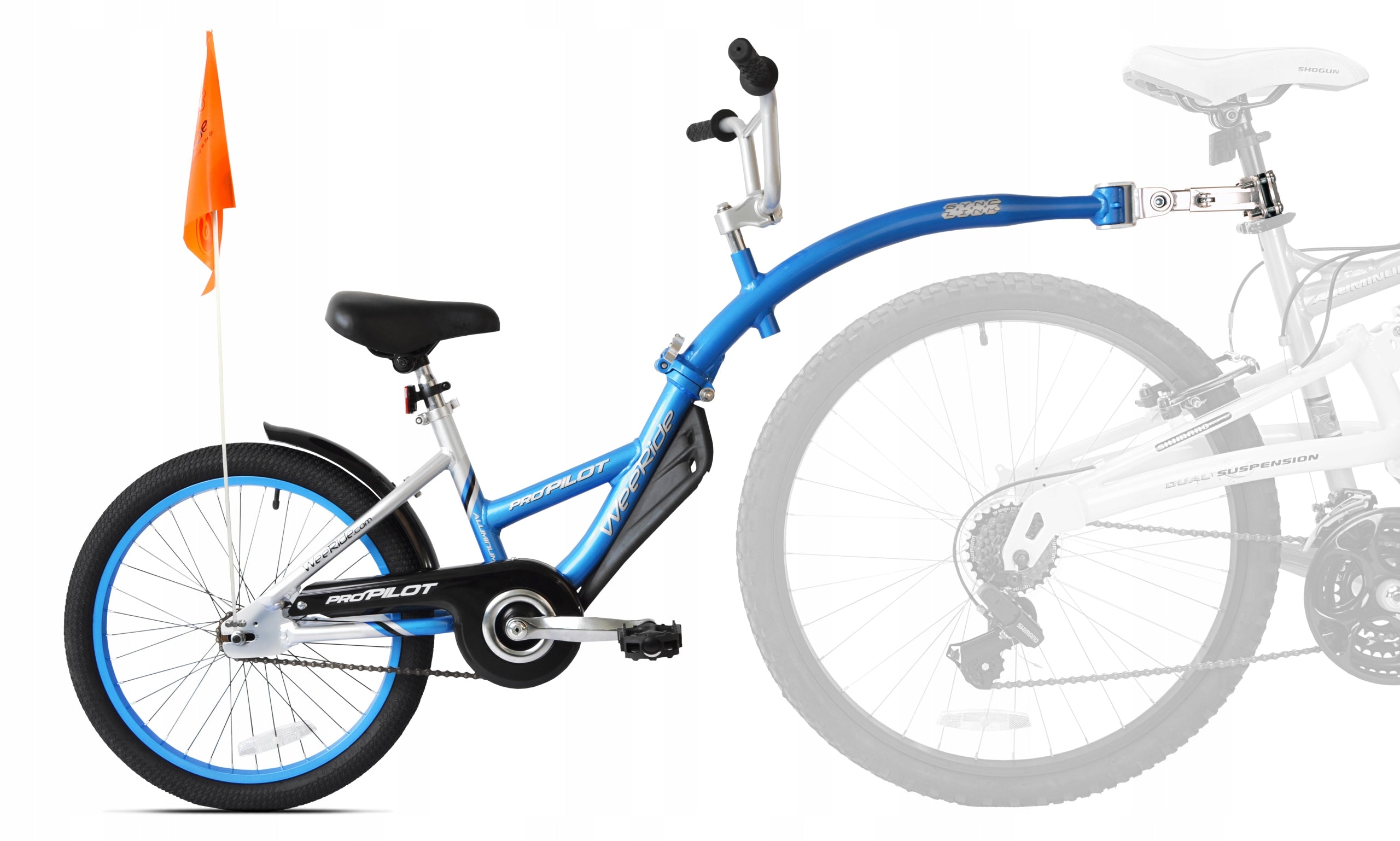 WeeRide PRO Pilot ALU bicycle, trailer, trailer