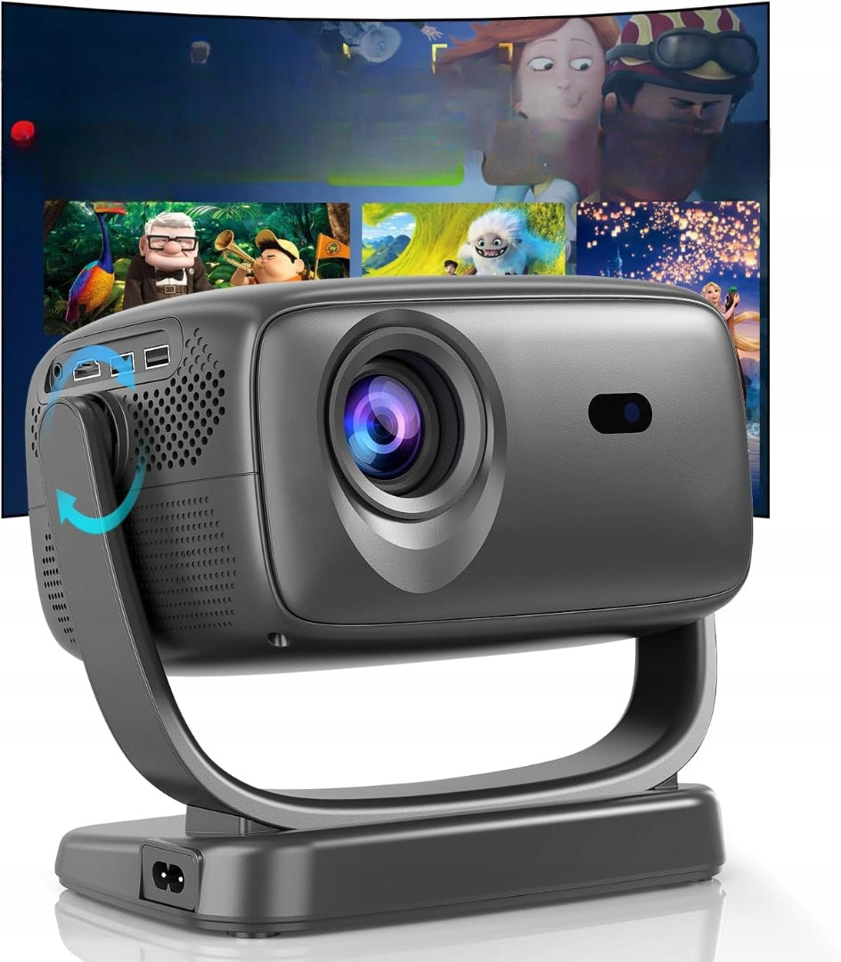 Weejector Mini Bluetooth WiFi 6 Full HD1080P 4K Smart Home Theater Projector