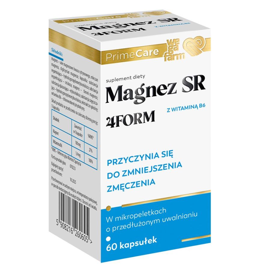 WegaFarm Magnesium SR 4form 60 capsules