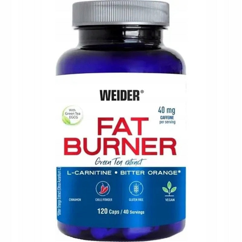 Weider Fat Burner 120 capsules Date weight 30-11-2026