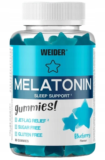 Weider MELATONIN 60 Jelly Flavour Berry MELATONIN Healthy Deep Sleep