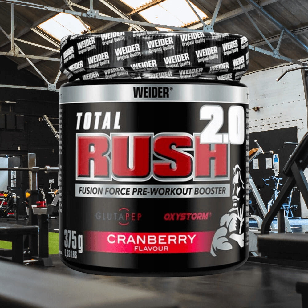 Weider Total Rush 2.0 (15 Servings) Cranberry Expiration date at least 3 months from the date of purchase