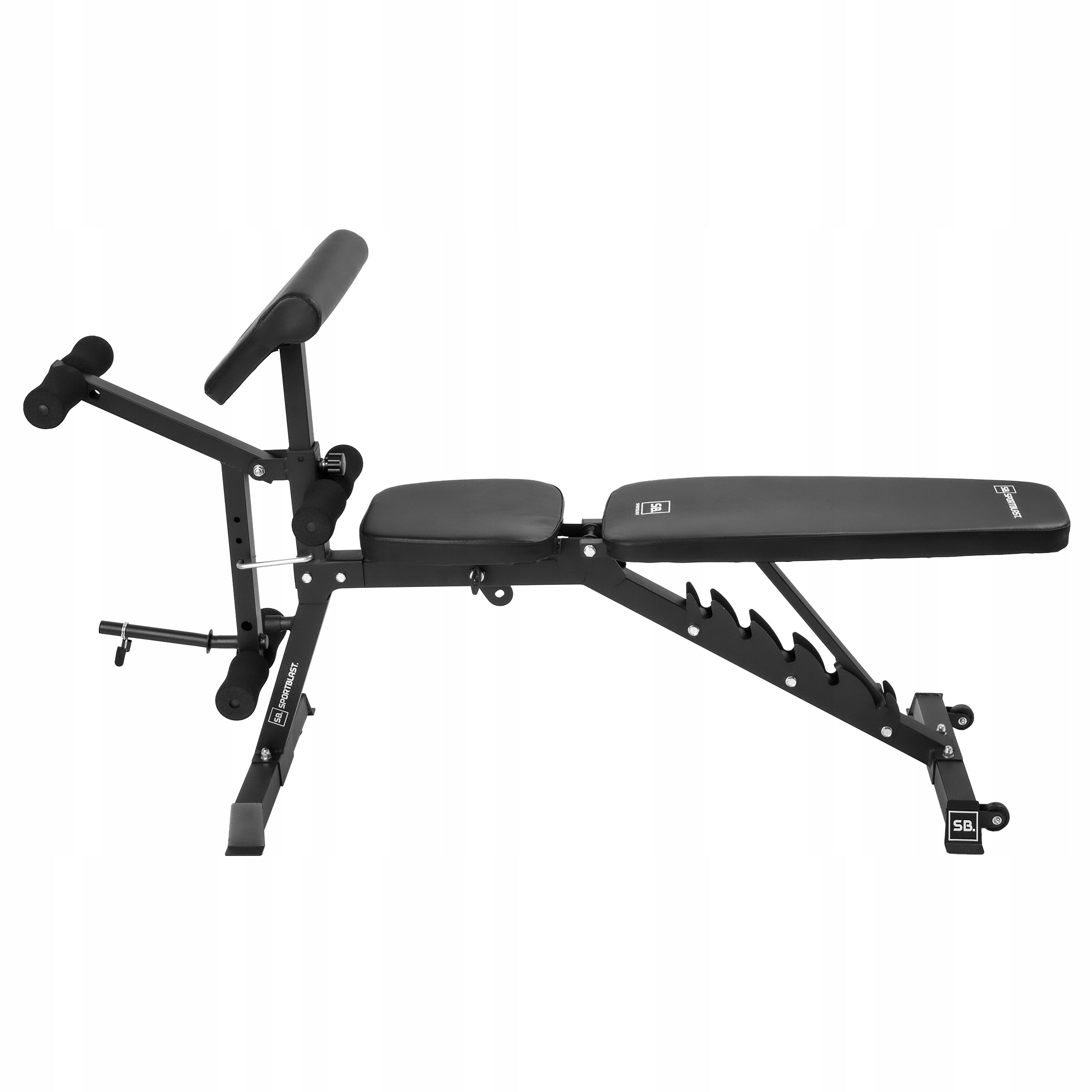 Weight bench adjustable flat bevel top prayer book leg press SB-RO Maximum user weight 120 kg