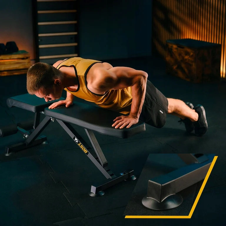 Weight bench exercise bench foldable adjustable slanted Trex Sport Packaging status original
