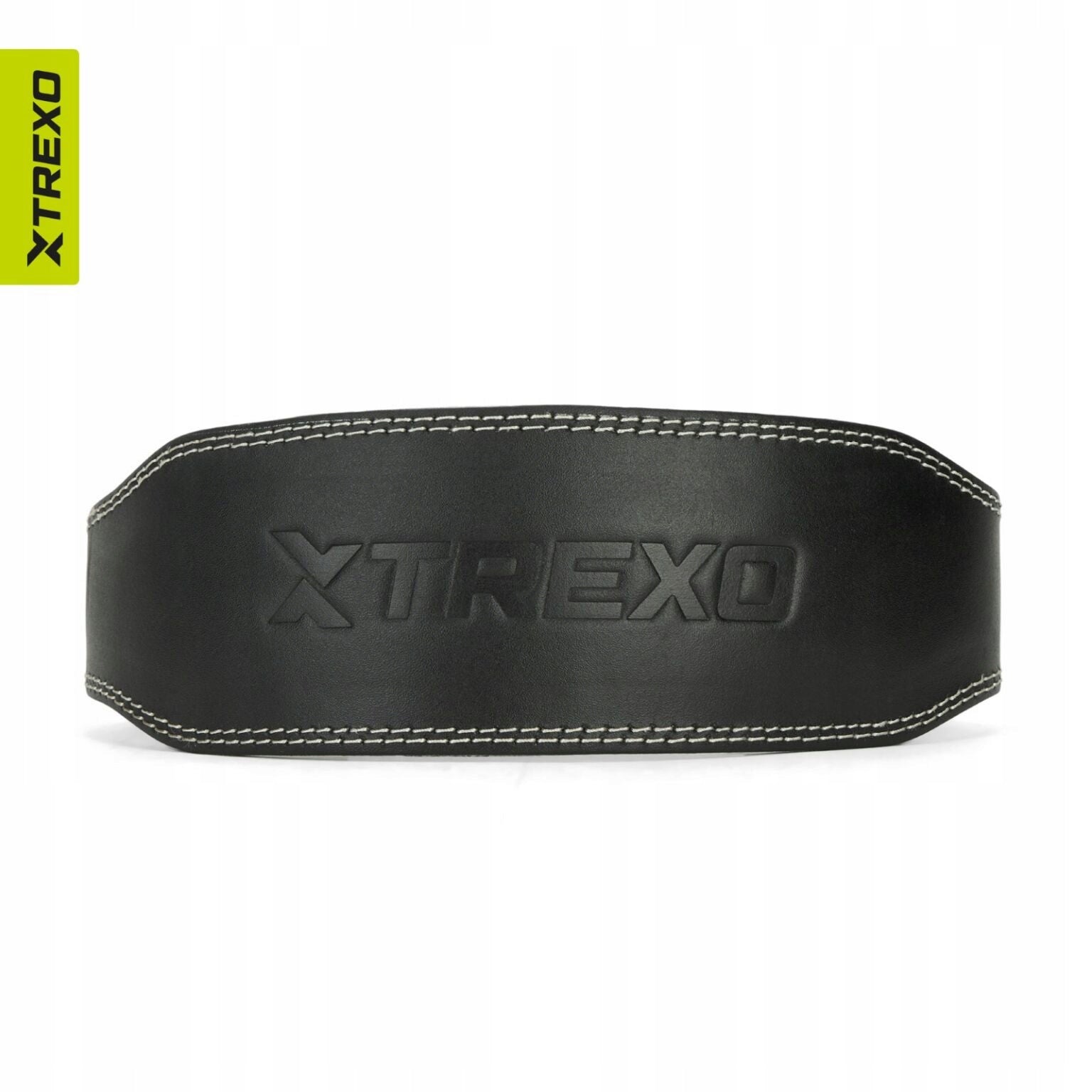 Weightlifting belt XTREXO GymRat leather black OS Size universal