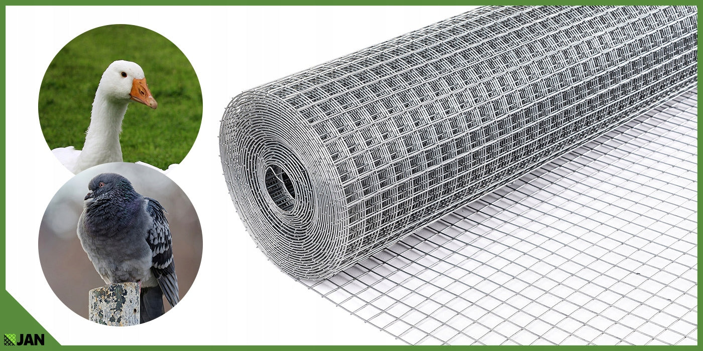 Welded Mesh OC 19x19x0,8mm for Aviary Fence 25m2 Cages Breeding Mesh material galvanized welded