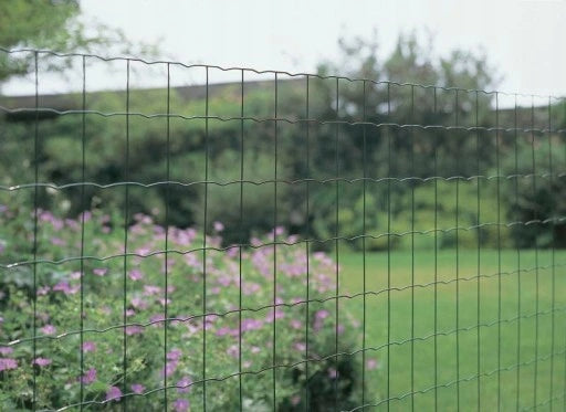 Welded fence net 2,2 60cm GREEN 100x50 cm H 0,6m x 25mb Kind mesh fence