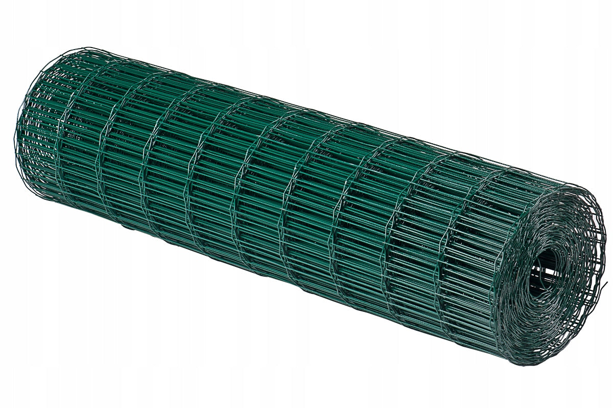 Welded fence net 2,2 60cm GREEN 100x50 cm H 0,6m x 25mb Length 25 m