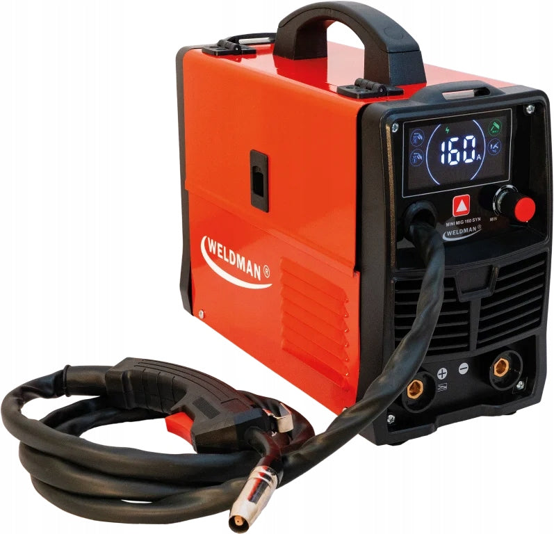 Welder MIG MMA 2in1 MINI MIG 160 SYNERGY WELDMAN MIGOMAT FLUX Visor Manufacturer code U MI 160MMA L