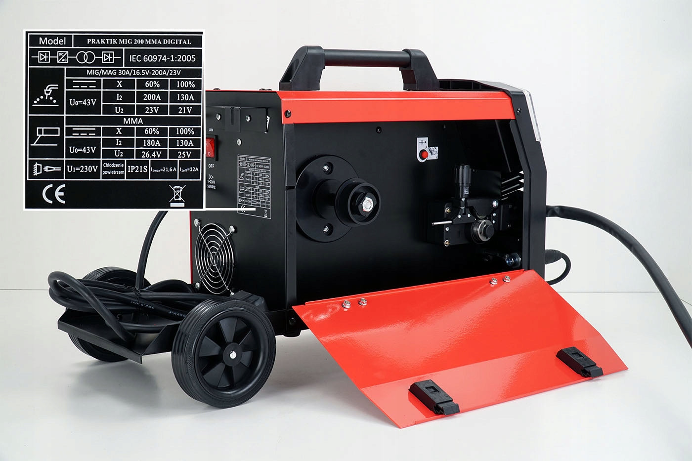 Welder MIGOMAT 2in1 MIG MAG 200 FLUX MMA set Manufacturer code PMIG200SYN