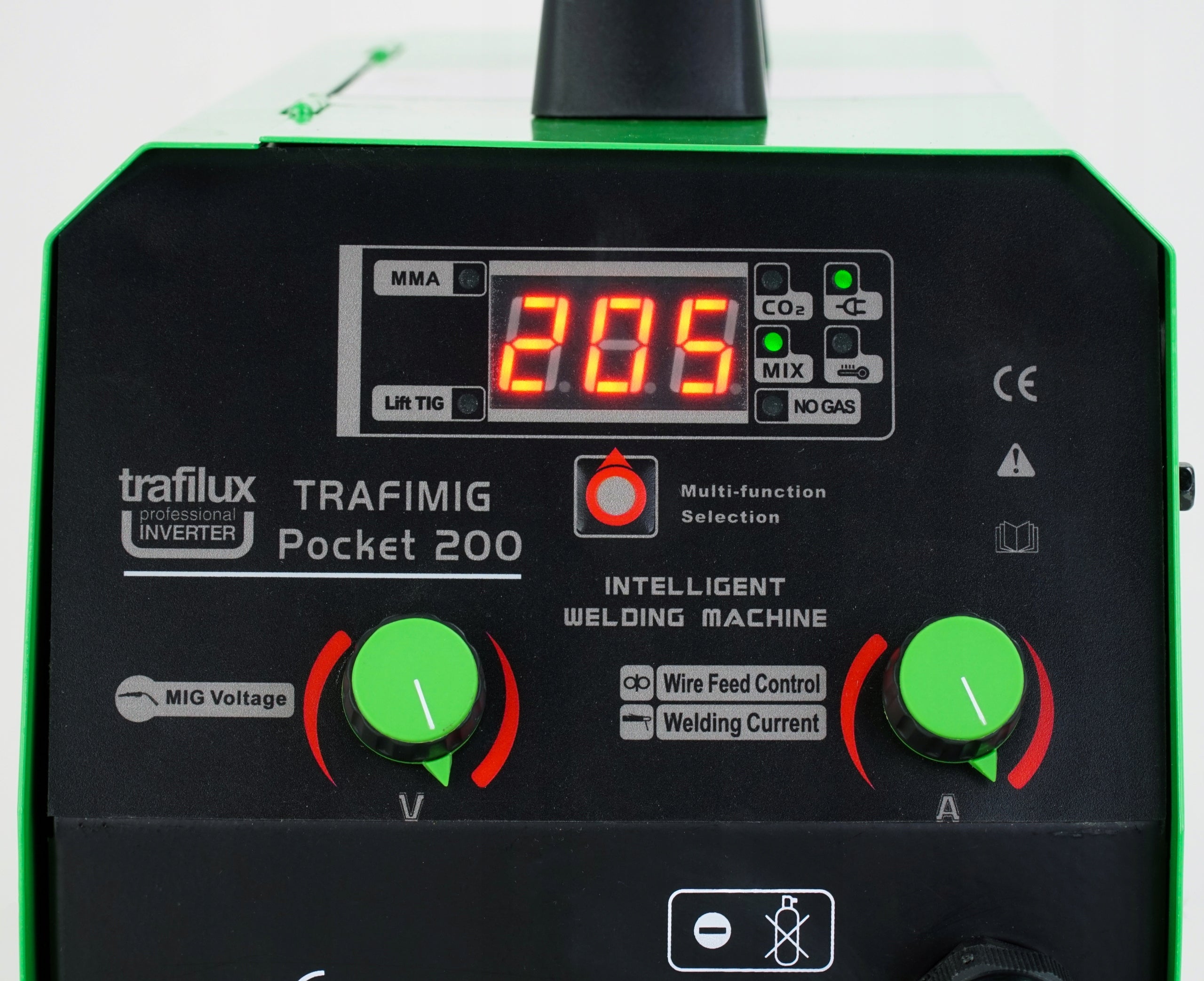 Welder MIGOMAT MIG 200 MAG MMA TIG Synergy 3in1 Maximum electrode diameter 3.2 mm