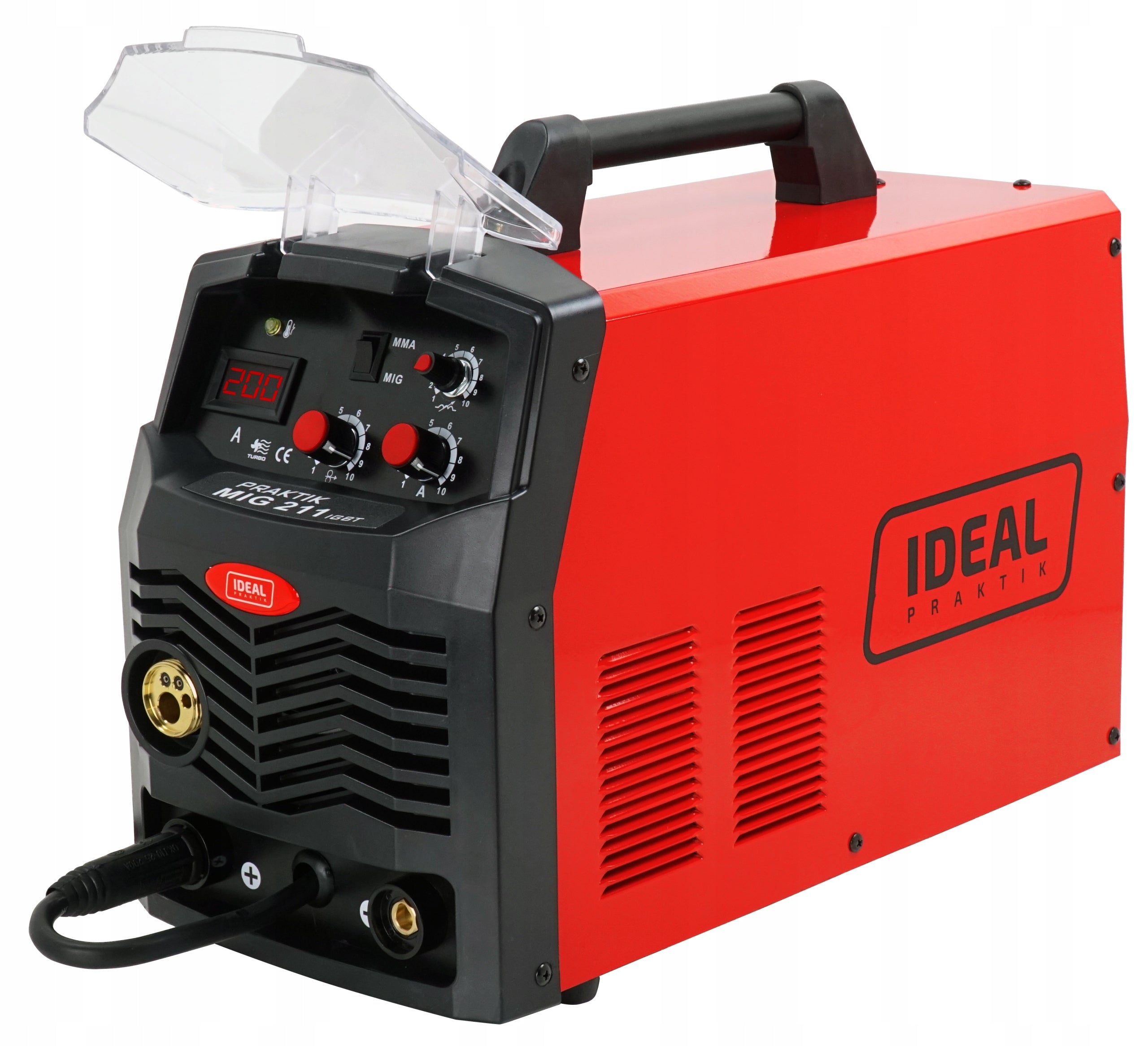 Welder MIGOMAT MIG MAG MMA 200A 230v IDEAL PRAKTIK CHASSIS HANDLE EURO Packaging status original