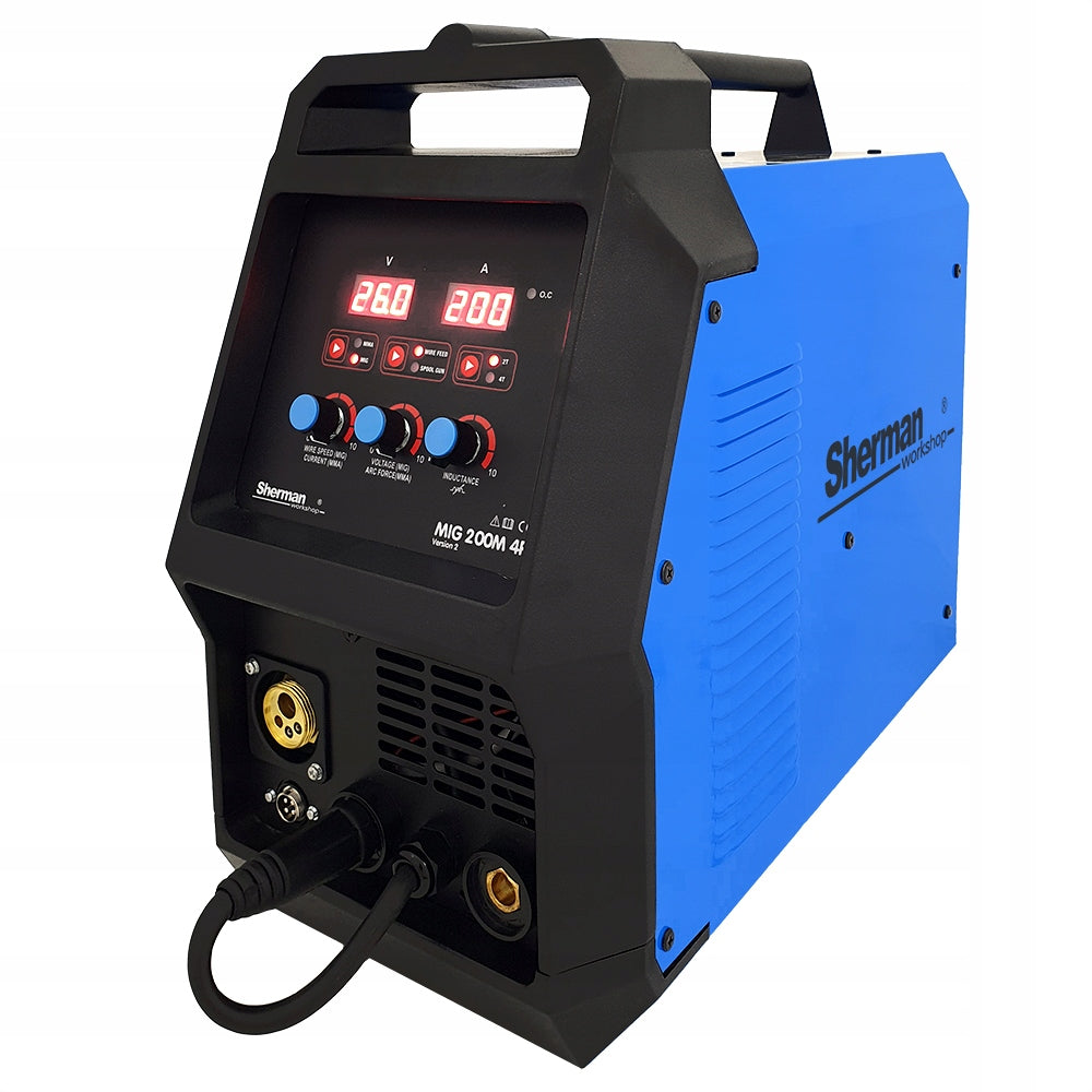 Welder MIGOMAT MIG MAG MMA TIG Inverter Sherman 200M FEEDER 4-ROLLS EAN (GTIN) 5906372629311