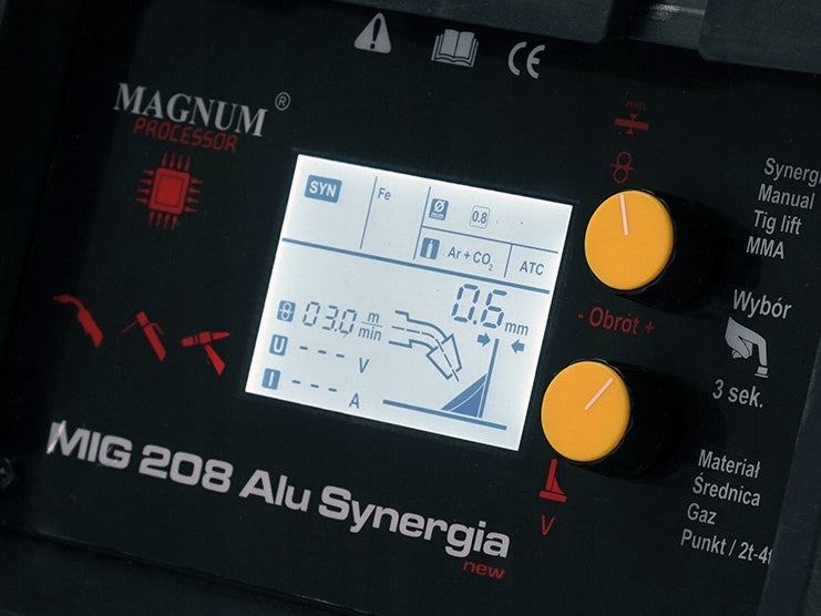 Welder MIGOMAT Magnum MIG 200A 208 ALU Synergy Aluminium 3in1 Set XXL EAN (GTIN) 5904624004374