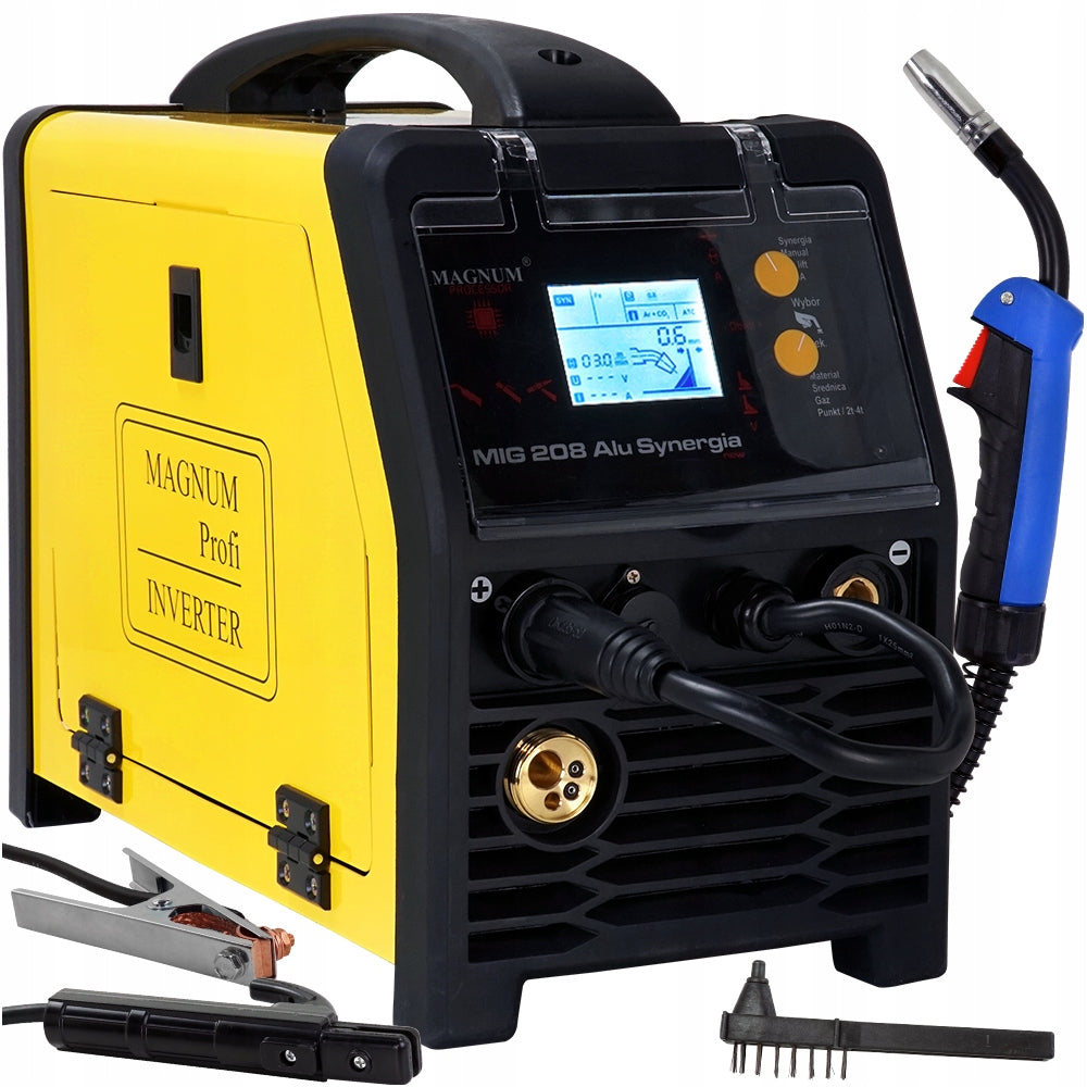 Welder MIGOMAT Magnum MIG 200A Synergy Alu MMA 3in1 INVERTER IGBT 208