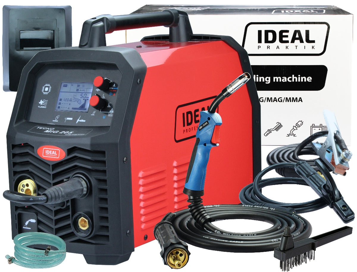 Welder MIGOMAT TECNOMIG 205 LCD SYNERGIC IDEAL