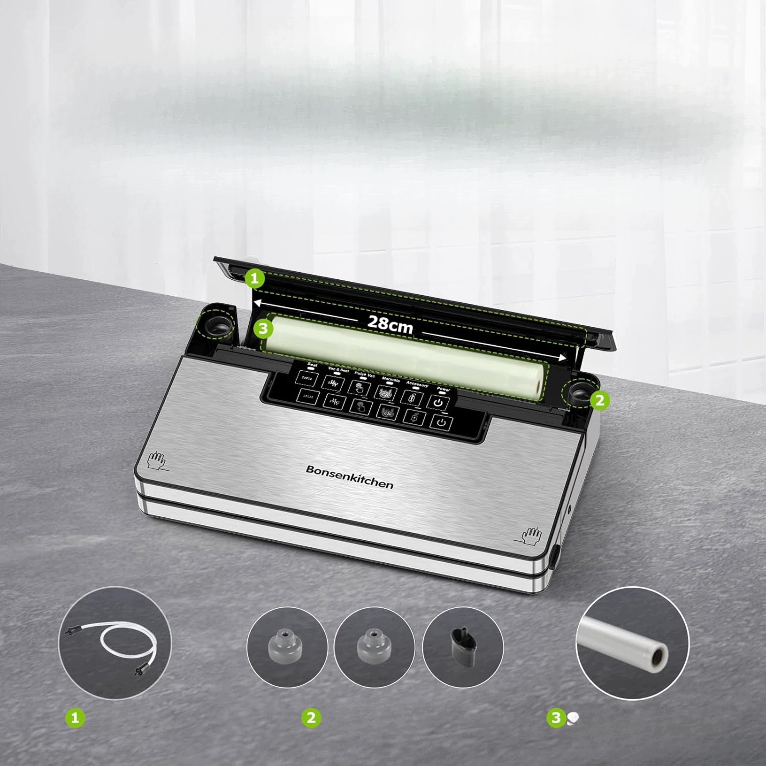 Welding Machine Vacuum Food Storage Automatic Bags Packaging status original