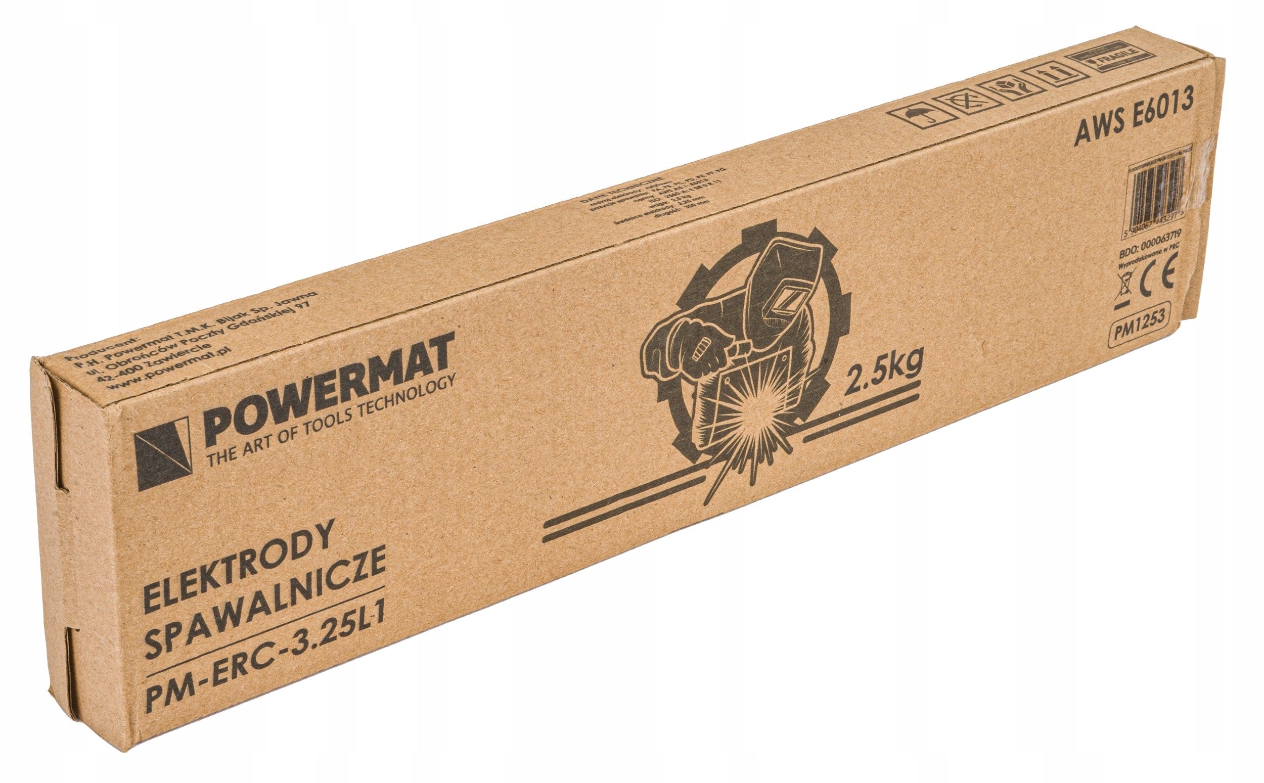 Welding electrode Powermat rutile 3,25 mm 2,5 kg Diameter 3.25 mm
