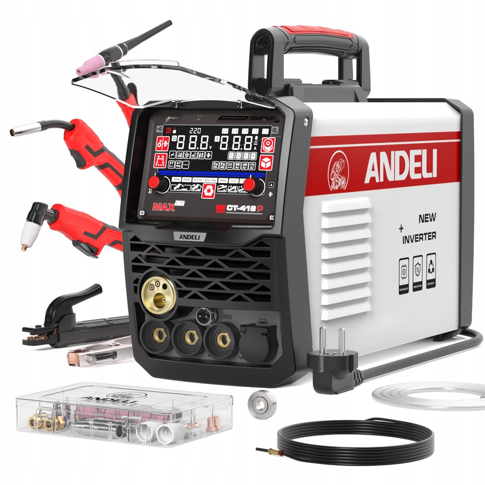 Welding machine MIG MAG 4-in-1 Synergy Plasma MIG MMA TIG DC Semi-automatic