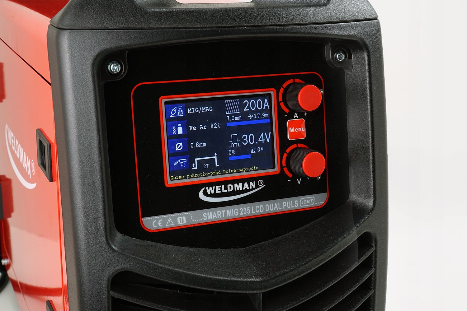 Welding machine MIGOMAT MIG MAG MMA TIG SYNERGY PULS LCD Manufacturer code SET3-103 134