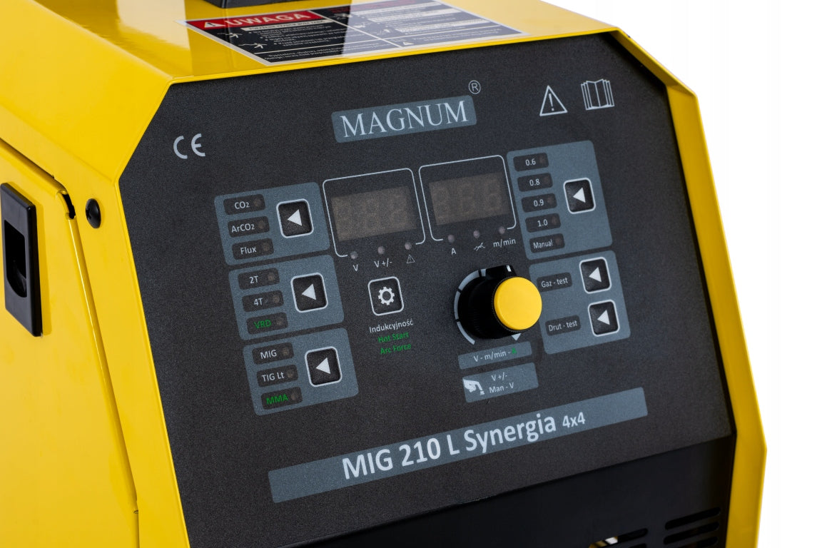 Welding machine MIGOMAT Magnum MIG 210 Synergy 200A 230V 4x4 INVERTER feeder Manufacturer code U MI 210L SYN