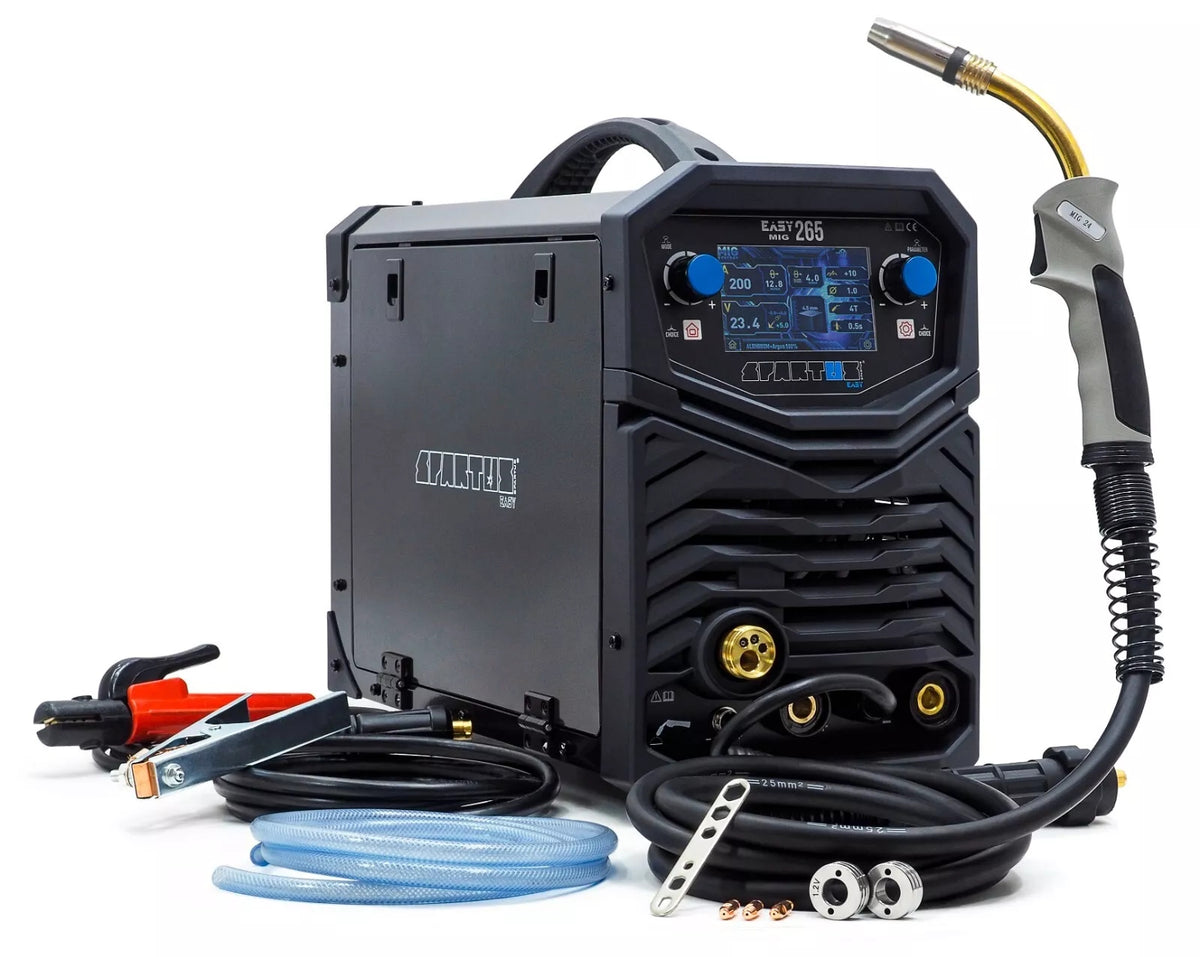 Welding machine MIGOMAT SPARTUS EasyMIG 265 MIG TIG MMA 3in1 400V 250A SYNERGY