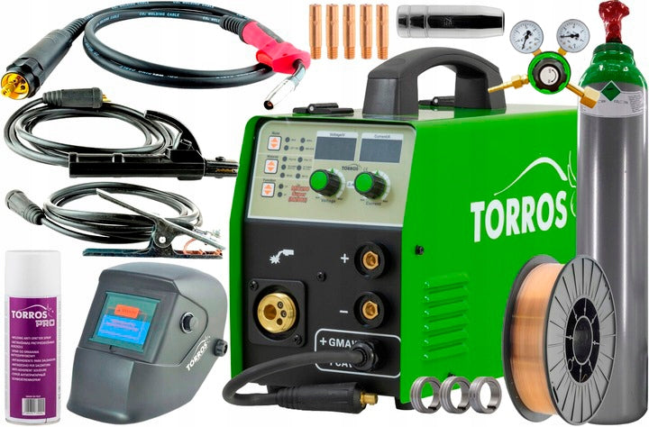 Welding machine Torros MIG200 Synergy 3in1 M2003 Set of 4