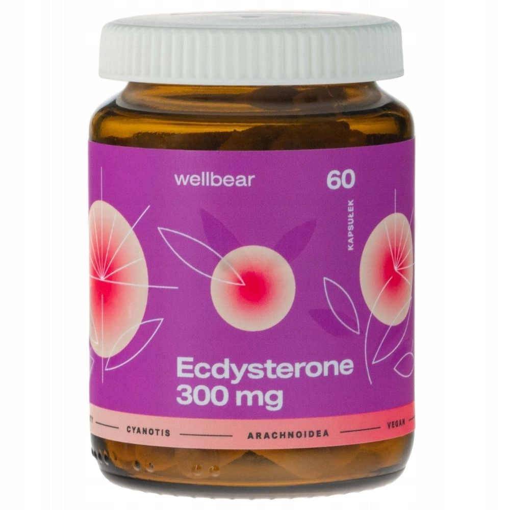 Wellbear Ecdysterone 300mg Extract Cyanotis Muscle 60 capsules