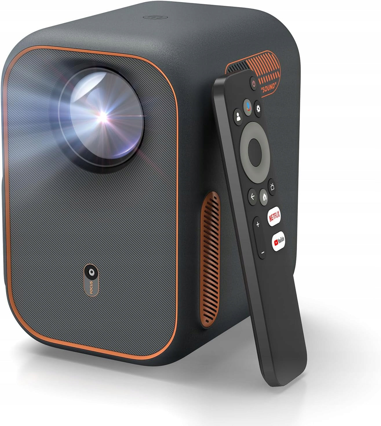 Wemax 1080p LCD 320 lm Bluetooth Projector with Built-in Speakers