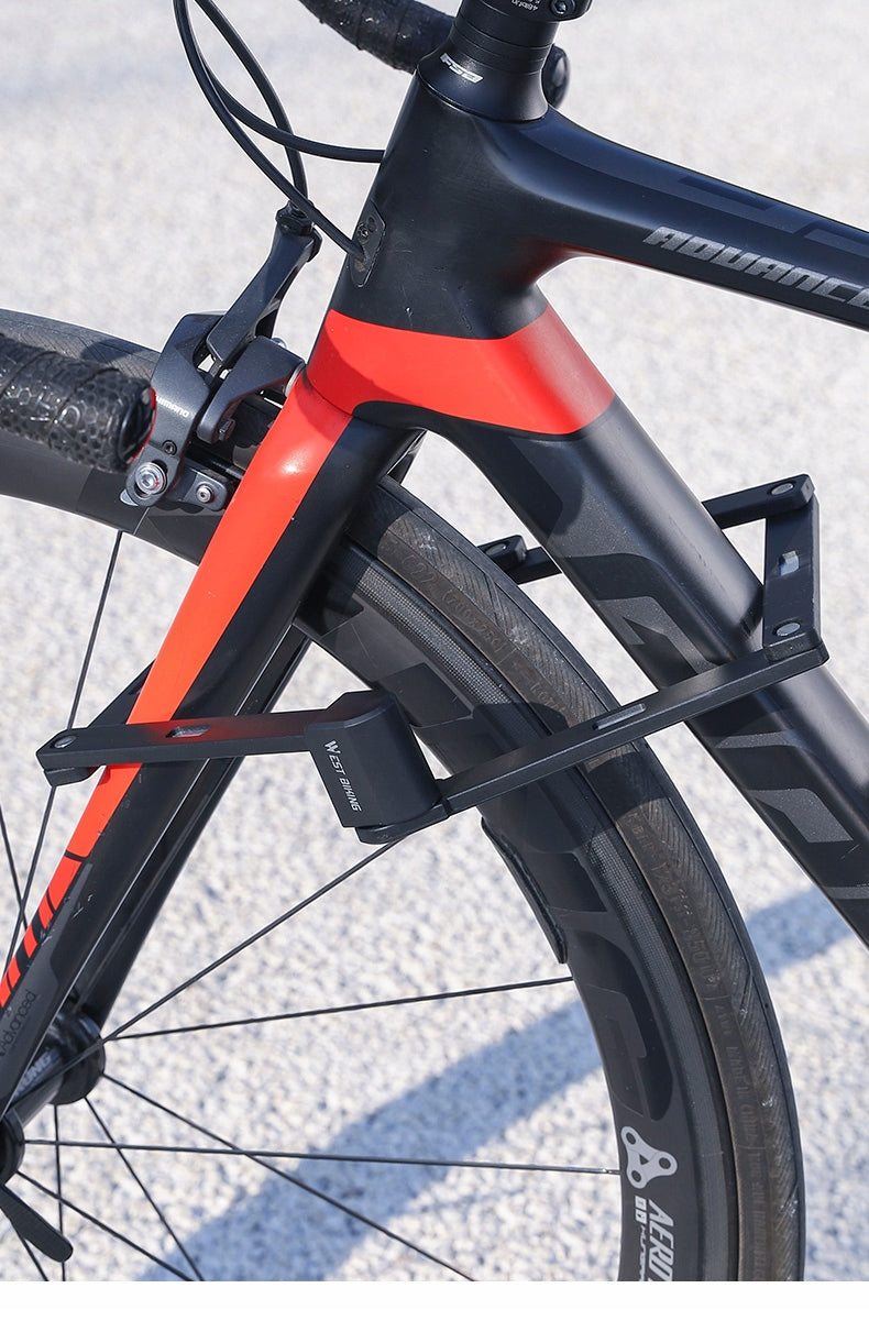 West Biking folding clasp security 87 cm black with key strong Model Mini Folding Lock