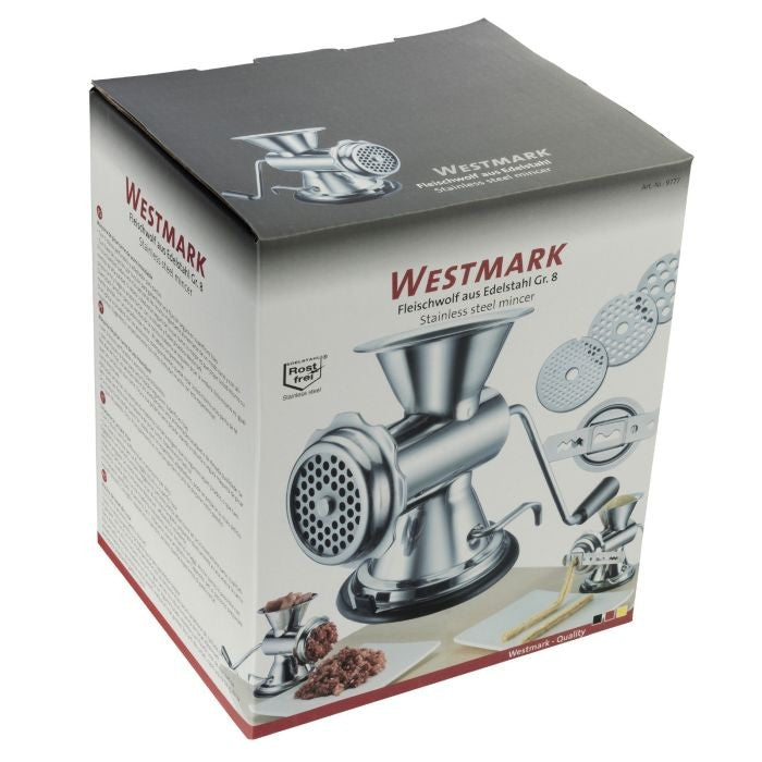 Westmark, stainless steel meat grinder, Brand WESTMARK