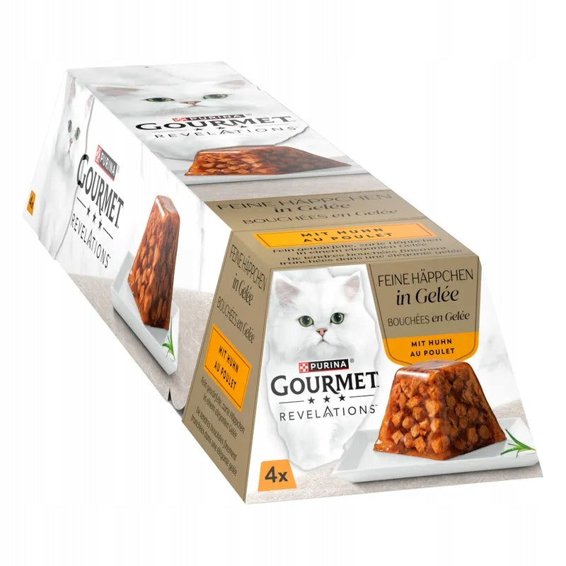 Wet Cat Food Gourmet Revelations Fine Cuts Chicken 4 x 57 g