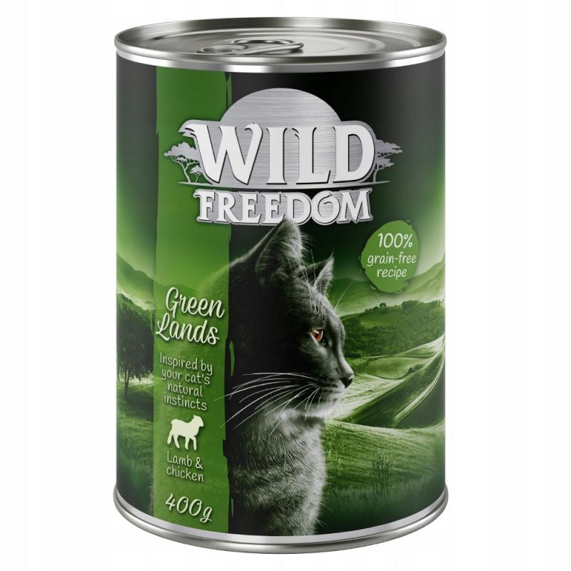 Wet Cat Food Wild Freedom Grain Free Lamb 400 g