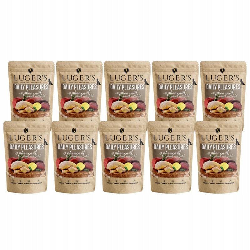 Wet Dog Food Luger's Daily Pleasures with Pheasant Set of 10 x 500 g