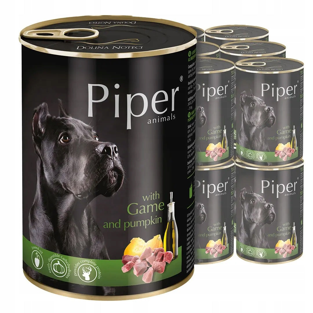 Wet Dog Food Piper Animals with venison and pumpkin set 24 x 400 g Trade name other