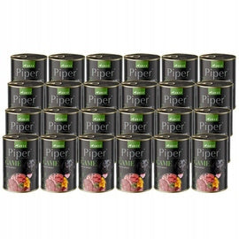 Wet Dog Food Piper Animals with venison and pumpkin set 24 x 400 g