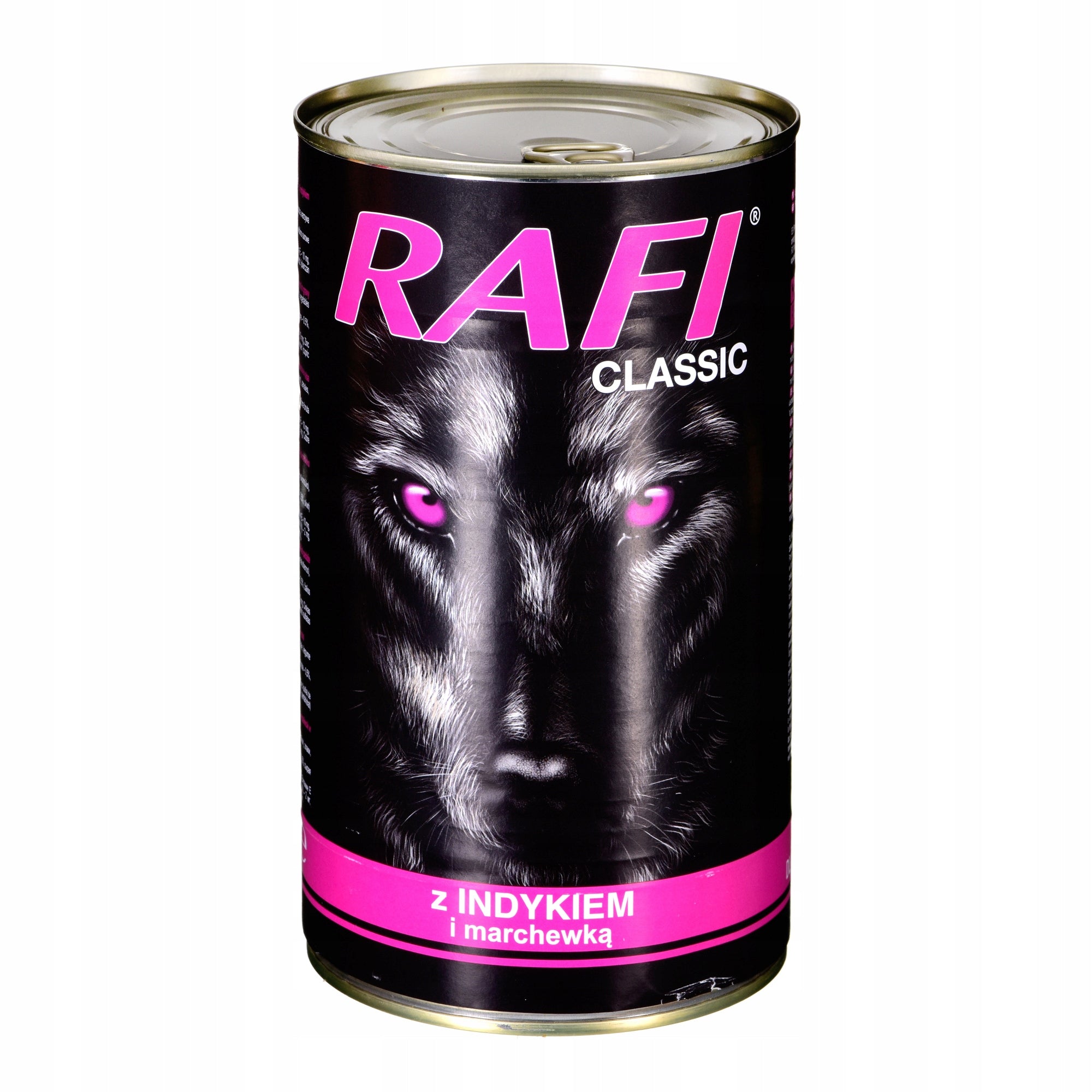Wet Dog Food RAFI TURKEY can 6x1240g Dolina Noteci