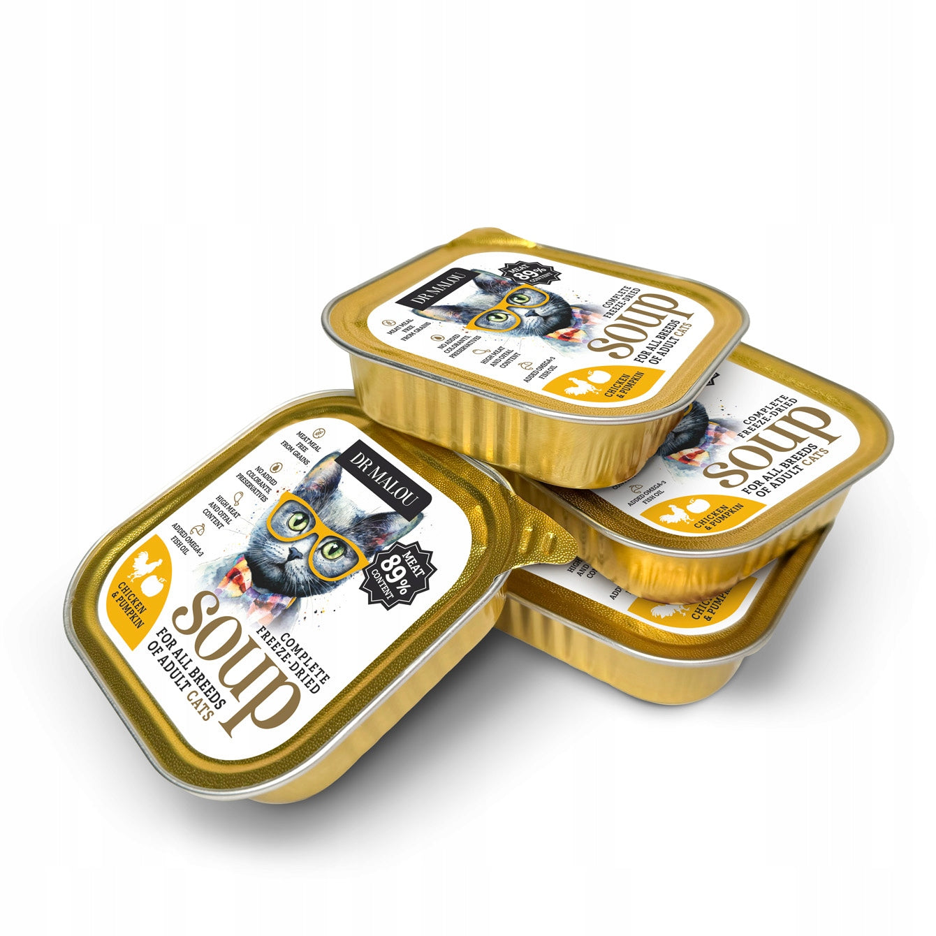 Wet Food - Freeze-Dried Cat Soup Chicken with Pumpkin Age of the animal universal food