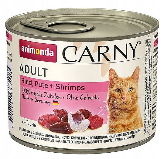 Wet cat food ANIMONDA Carny Adult mix of flavors 18x200g Brand Animonda