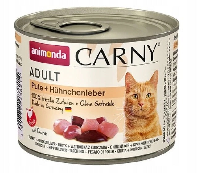 Wet cat food ANIMONDA Carny Adult mix of flavors 18x200g Manufacturer code Karma mokra dla kota