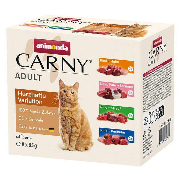 Wet cat food ANIMONDA Carny Multipack Savoury Variety 8x85g