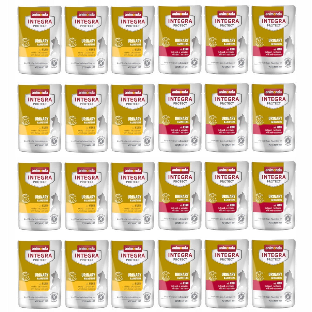 Wet cat food ANIMONDA Integra Protect Urinary mix of flavors 24x85g