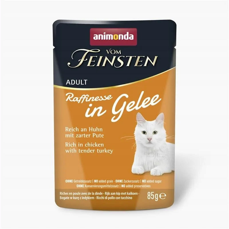 Wet cat food ANIMONDA Vom Feinsten Raffinesse chicken turkey 12x85g Brand Animonda