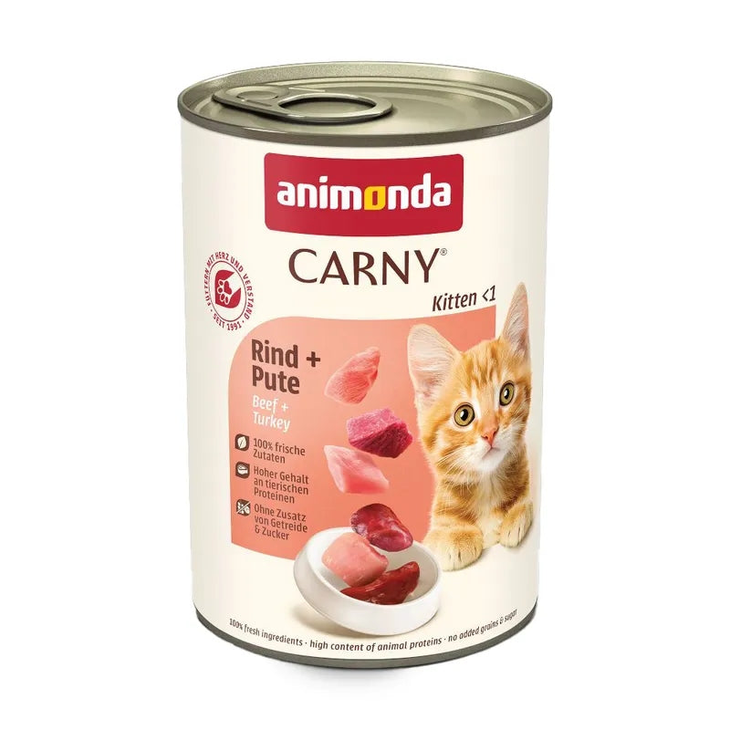 Wet cat food Animonda Carny Kitten 12 x 400g mix 4,8kg Manufacturer code 4017721838153