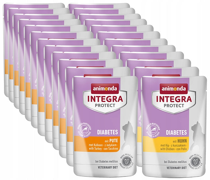 Wet cat food Animonda Integra Protect Diabetes 24x85 g without sugar