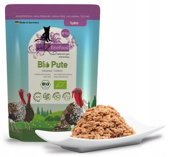 Wet cat food Catz Finefood Bio N.511 Turkey sachet 85g Brand Catz Finefood