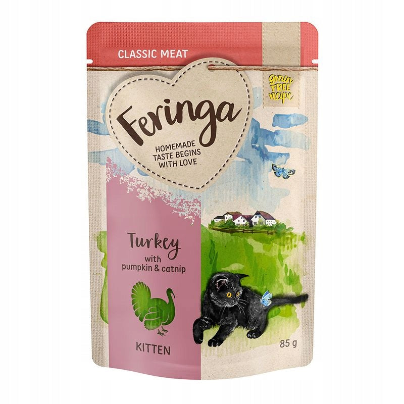 Wet cat food Feringa kitten mix of flavors 12 x 85 g Manufacturer code 4062911039247