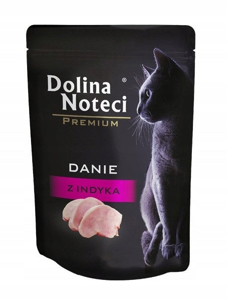 Wet cat food MIX OF FLAVORS 12x85g Dolina Noteci Premium Packaging status original