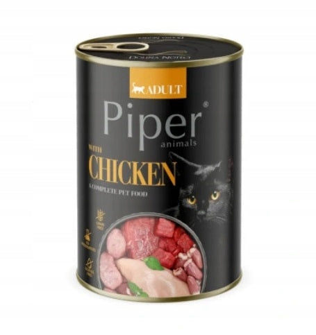 Wet cat food PIPER ANIMALS mix of 4 flavors 12x400 g Brand Piper Animals